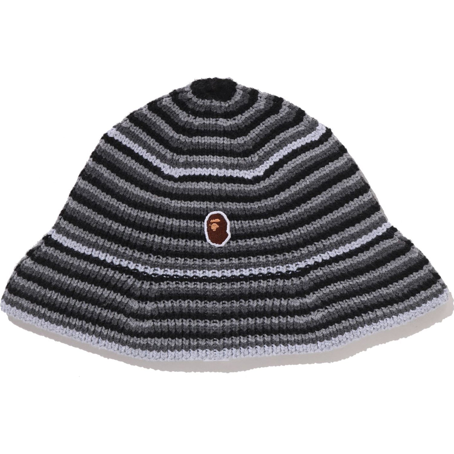 BAPE APE HEAD ONE POINT STRIPE KNIT HAT MENS