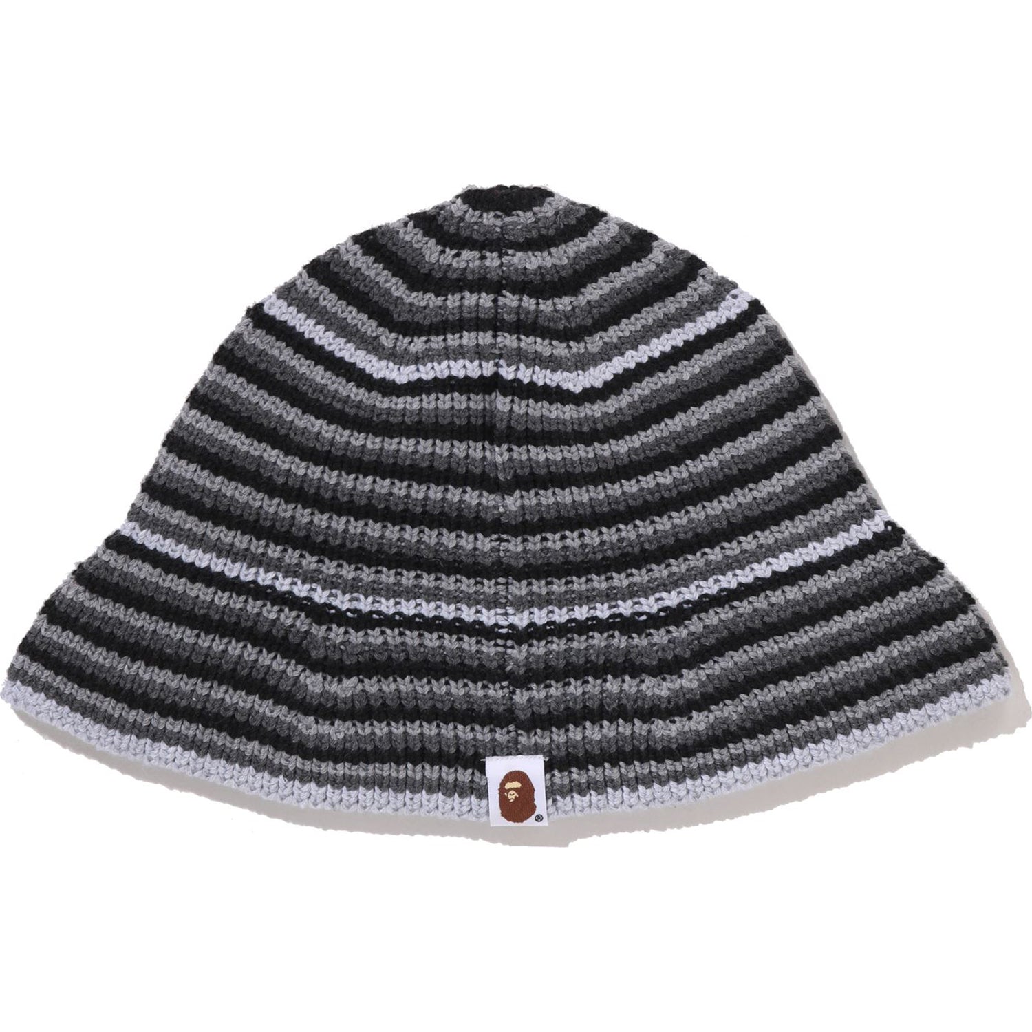 BAPE APE HEAD ONE POINT STRIPE KNIT HAT MENS