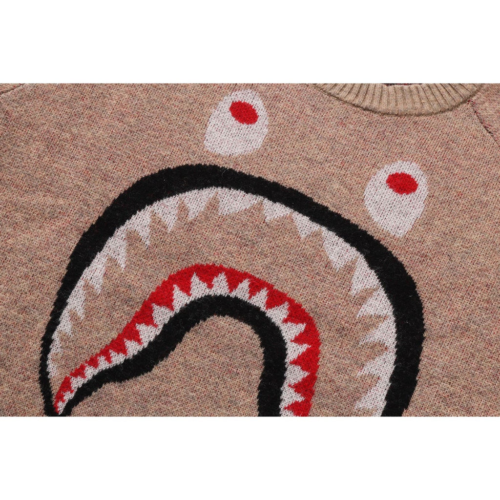 BAPE SHARK WOOL MIX SWEATER LADIES
