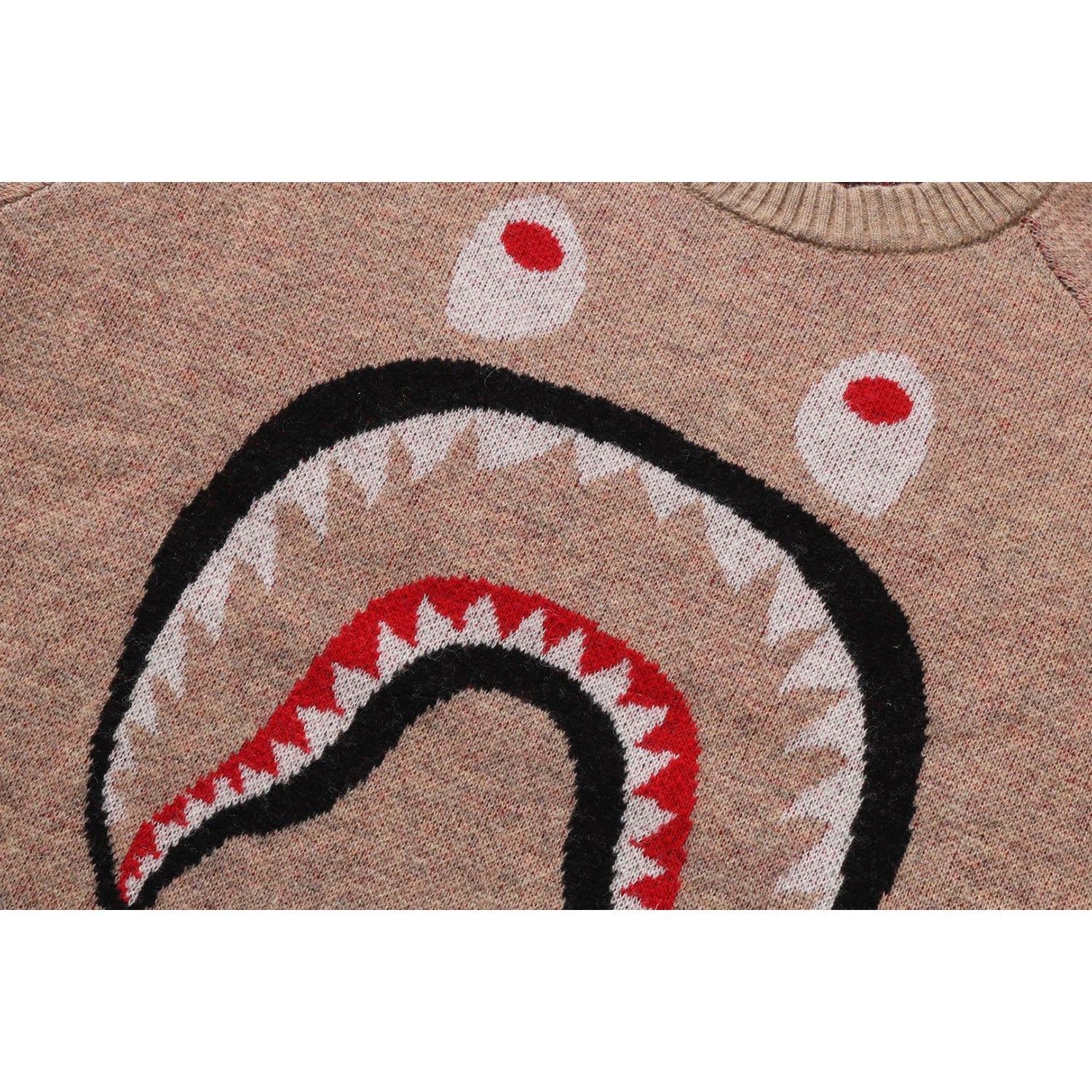 BAPE SHARK WOOL MIX SWEATER LADIES