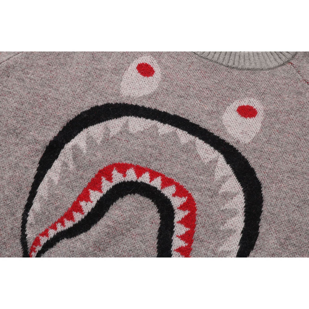 BAPE SHARK WOOL MIX SWEATER LADIES