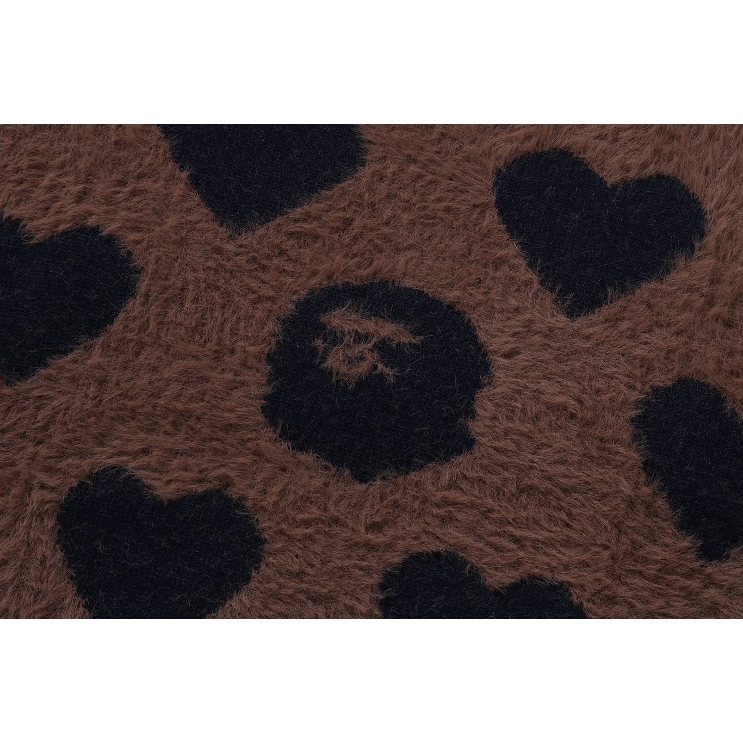 BAPE I LOVE MONOGRAM WOOL MIX SWEATER LADIES
