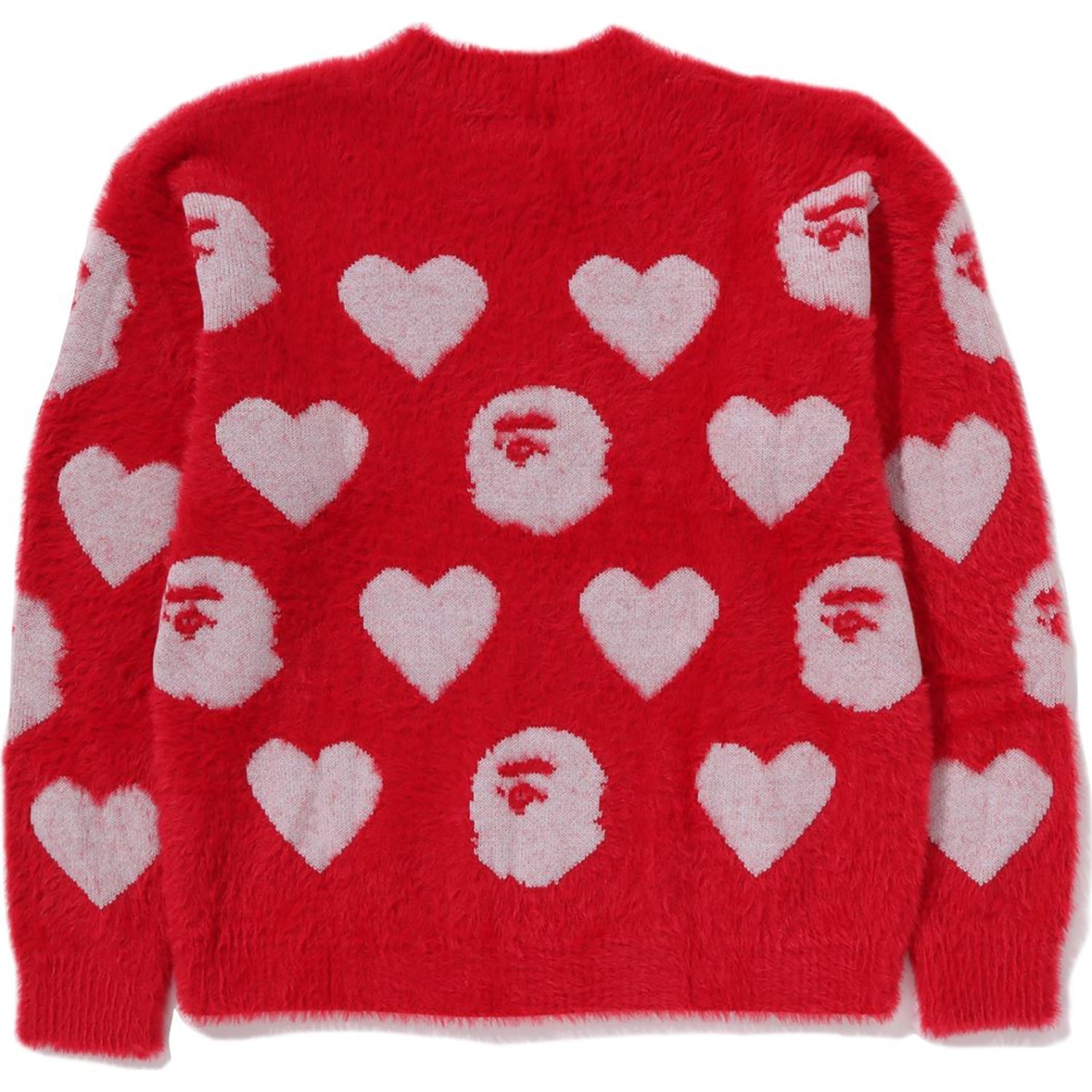 BAPE I LOVE MONOGRAM WOOL MIX SWEATER LADIES