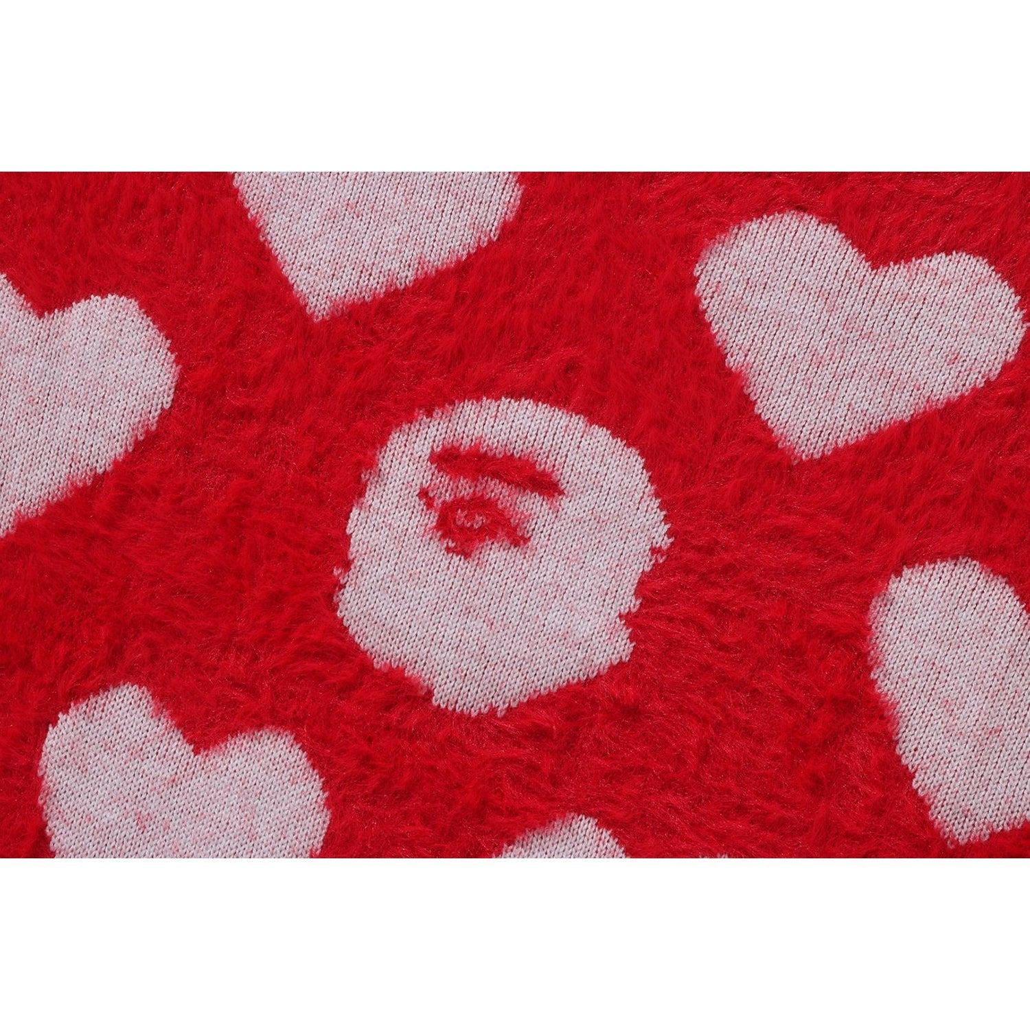 BAPE I LOVE MONOGRAM WOOL MIX SWEATER LADIES