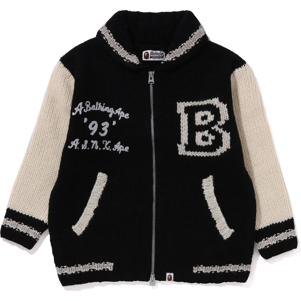 BAPE A BATHING APE COWICHAN CARDIGAN LADIES