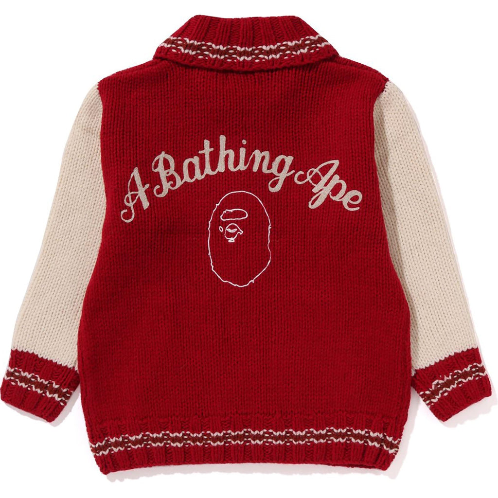 BAPE A BATHING APE COWICHAN CARDIGAN LADIES