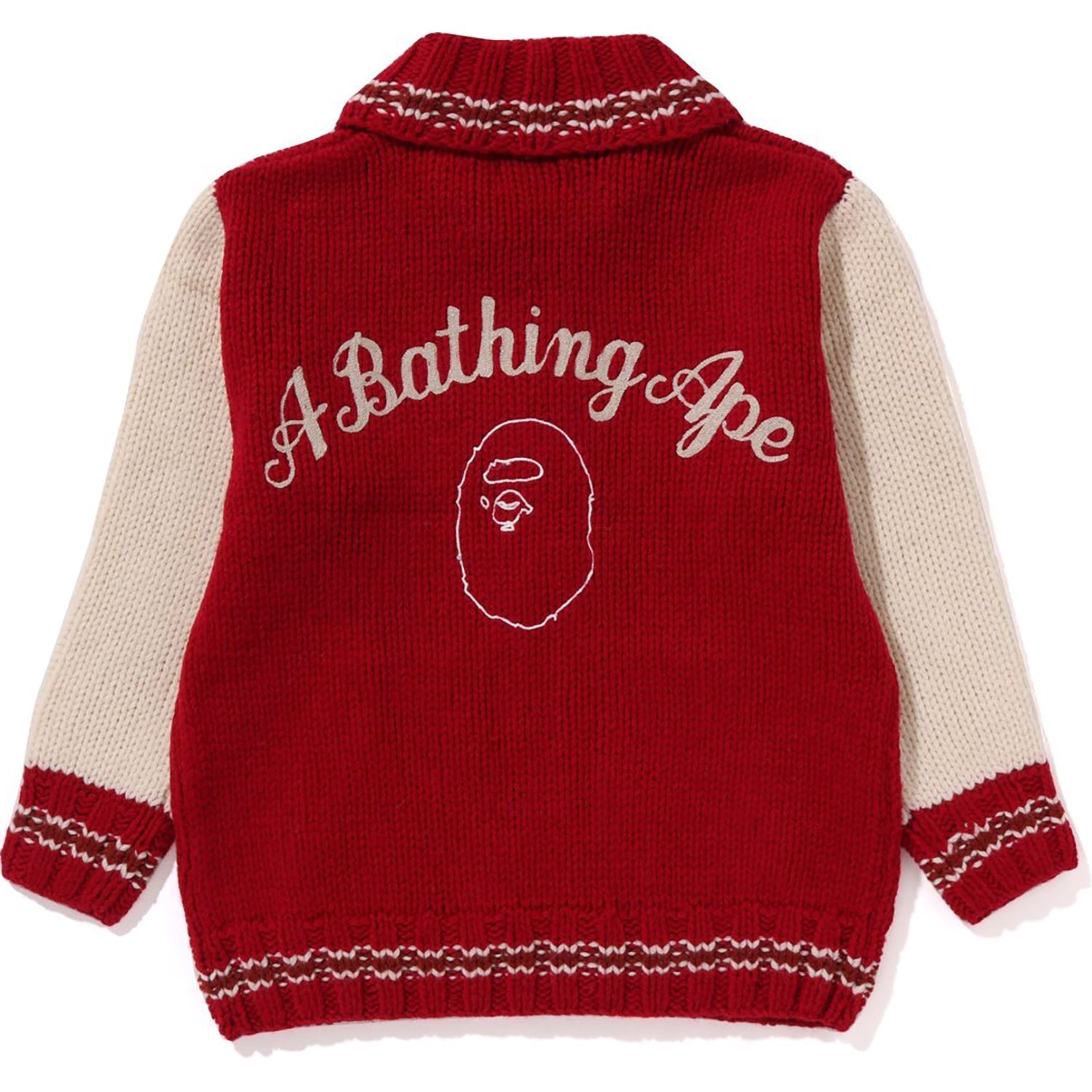 BAPE A BATHING APE COWICHAN CARDIGAN LADIES