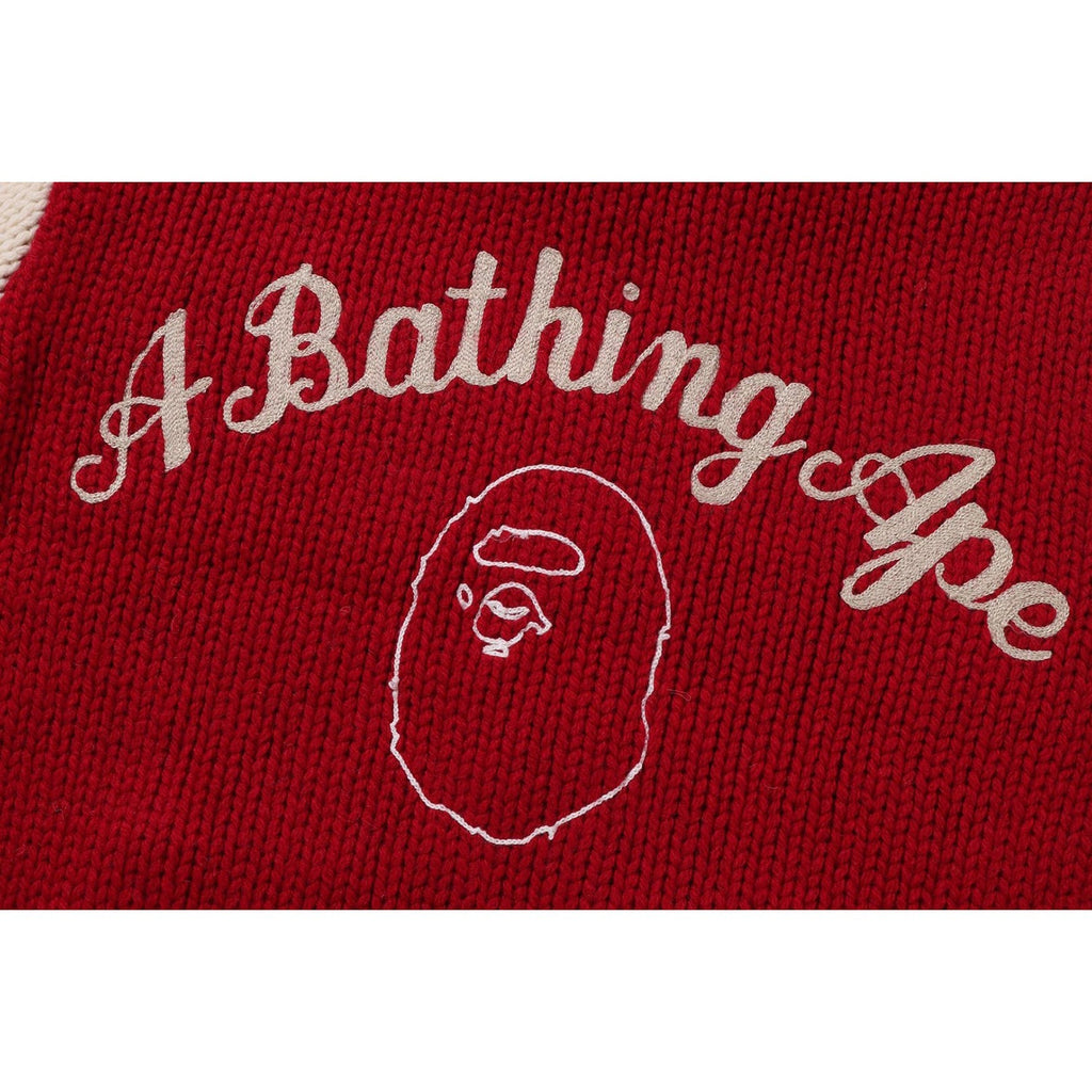 BAPE A BATHING APE COWICHAN CARDIGAN LADIES