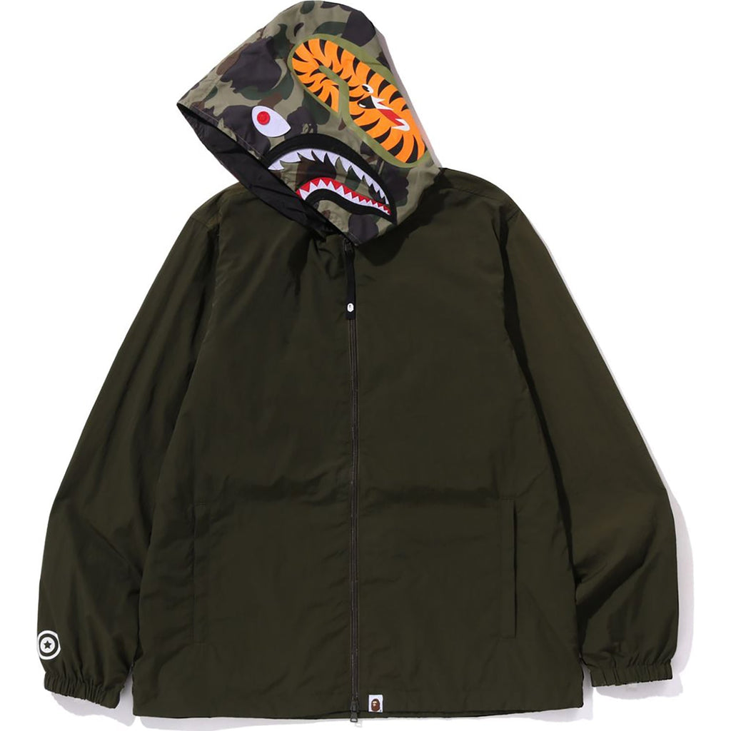 BAPE 1ST CAMO SHARK HOODIE JACKET MENS