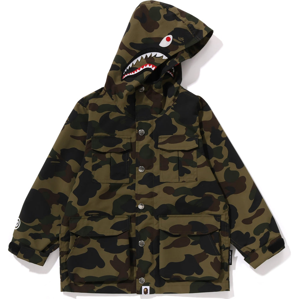 BAPE 1ST CAMO SHARK MOUNTAIN JACKET KIDS