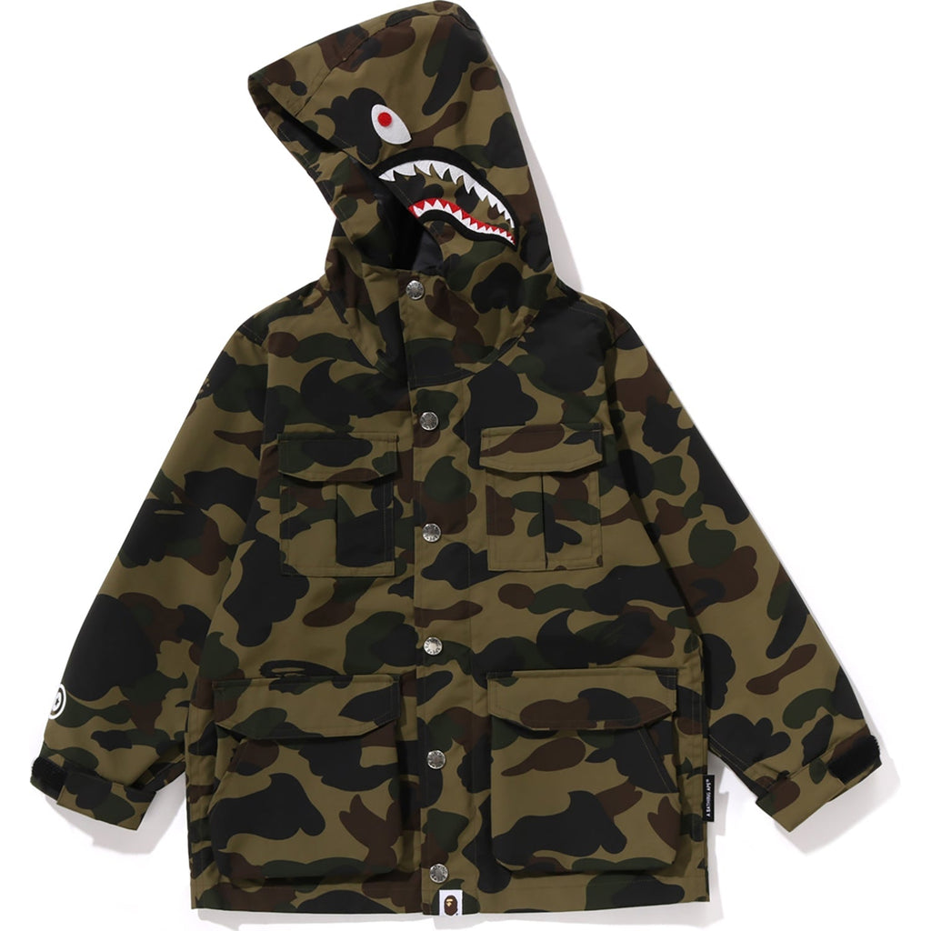 BAPE 1ST CAMO SHARK MOUNTAIN JACKET KIDS