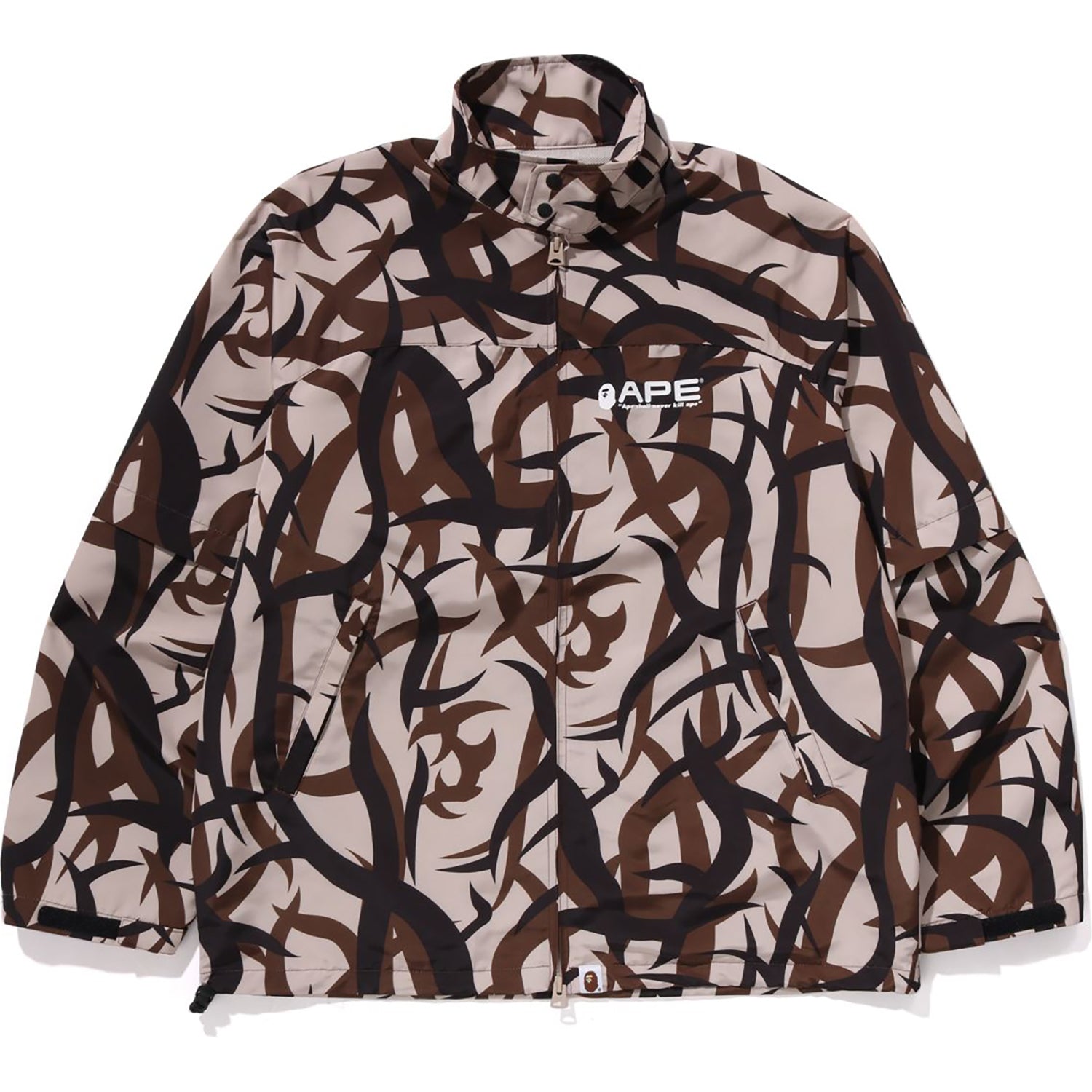 BAPE TRIAL CAMO RAIN JACKET MENS
