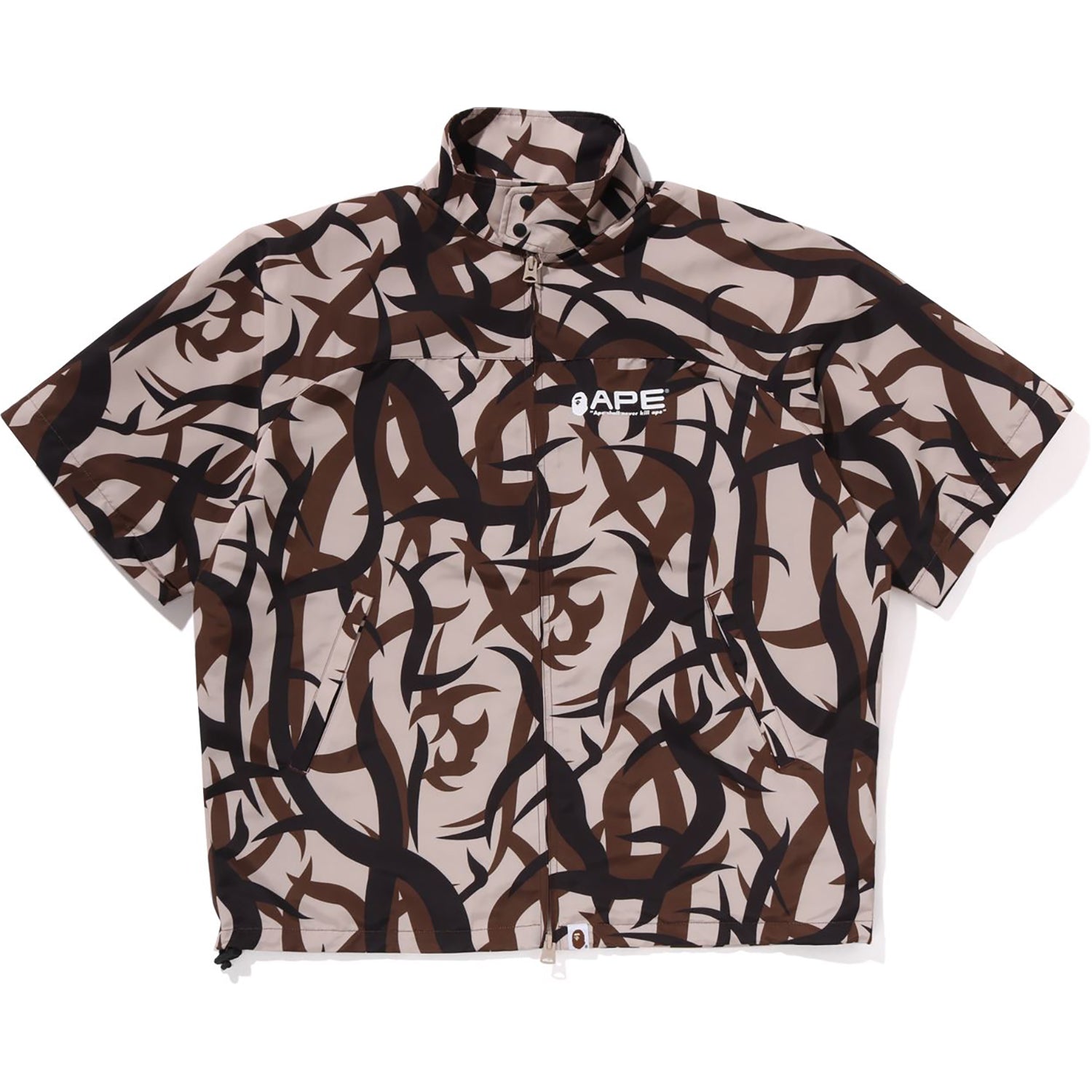 BAPE TRIAL CAMO RAIN JACKET MENS