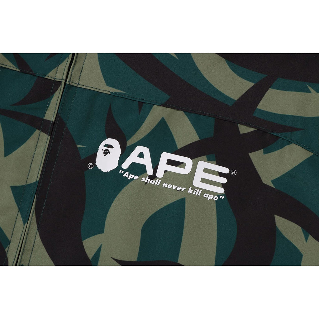 BAPE TRIAL CAMO RAIN JACKET MENS