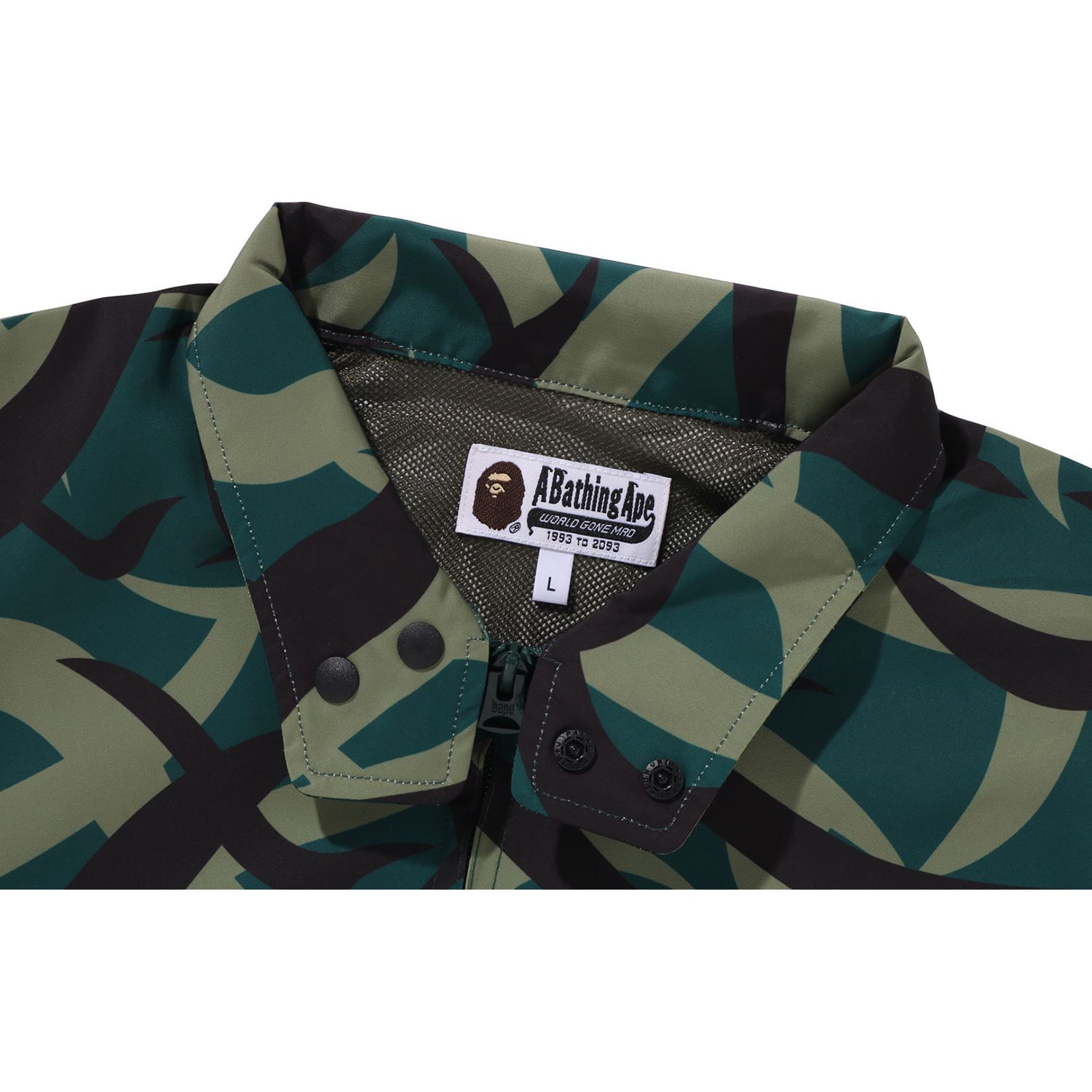 BAPE TRIAL CAMO RAIN JACKET MENS