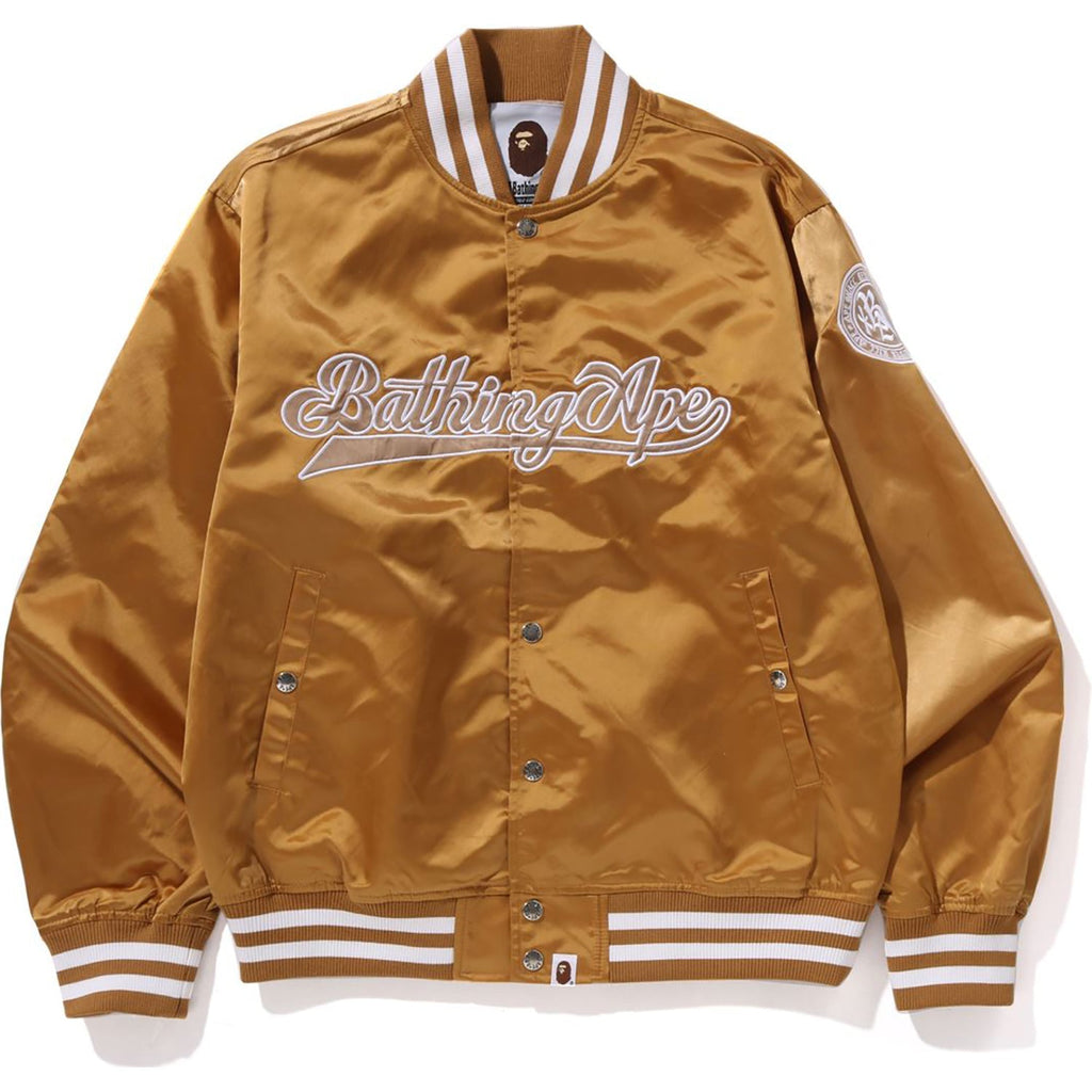 BAPE BASEBALL VARSITY JACKET MENS