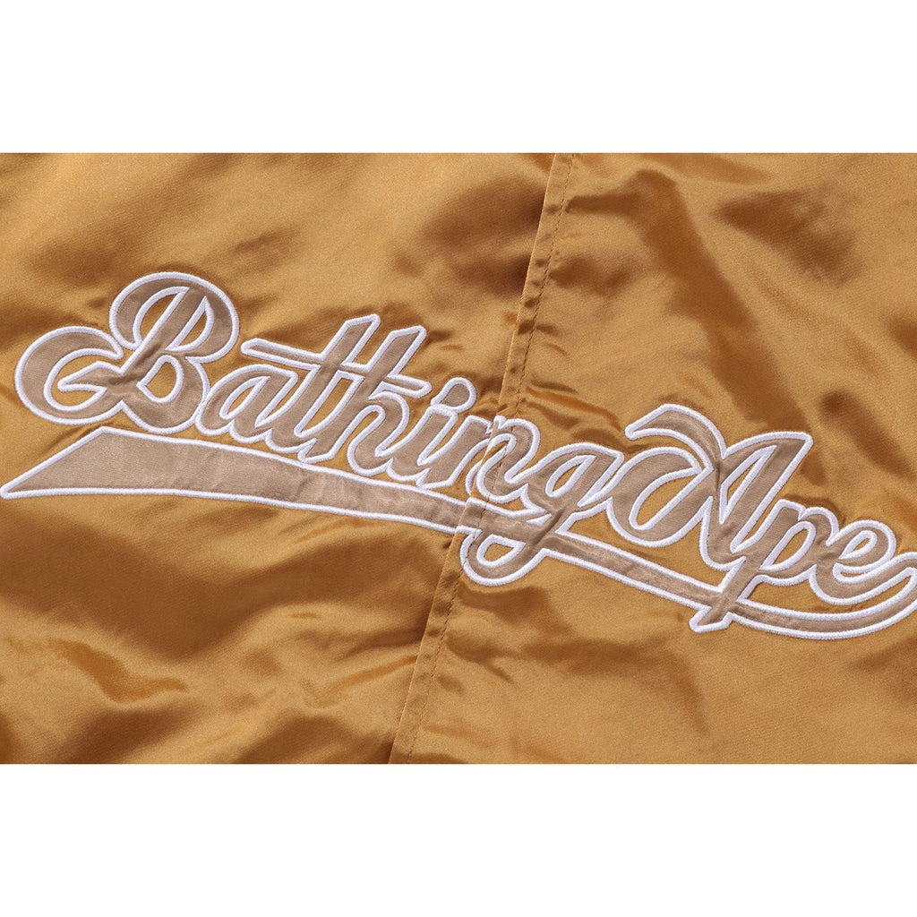 BAPE BASEBALL VARSITY JACKET MENS