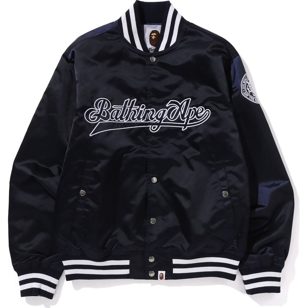 BAPE BASEBALL VARSITY JACKET MENS
