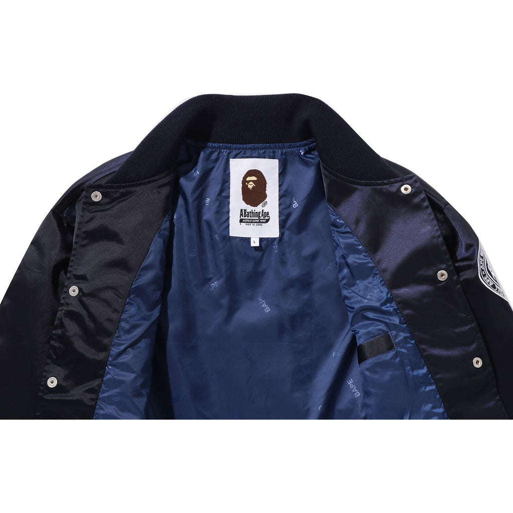 BAPE BASEBALL VARSITY JACKET MENS