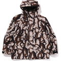 BAPE TRIAL CAMO SNOWBOARD JACKET MENS