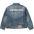 BAPE FAKE PRINT DENIM JACKET MENS