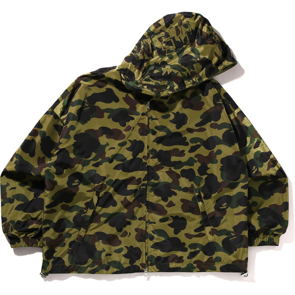 BAPE 1ST CAMO JACQUARD SHARK FULL ZIP JACKET MENS