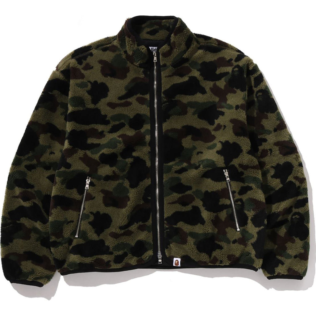 BAPE 1ST CAMO FLEECE JACKET MENS