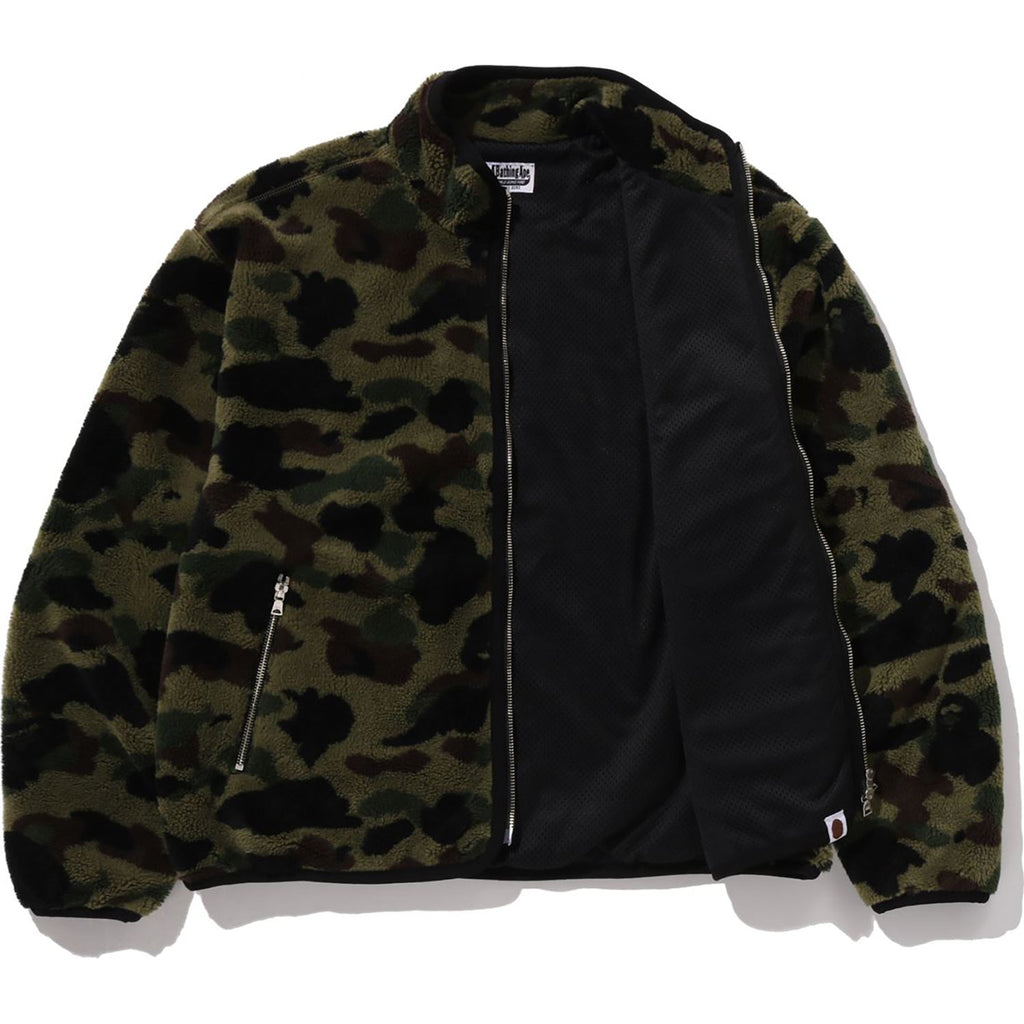 BAPE 1ST CAMO FLEECE JACKET MENS