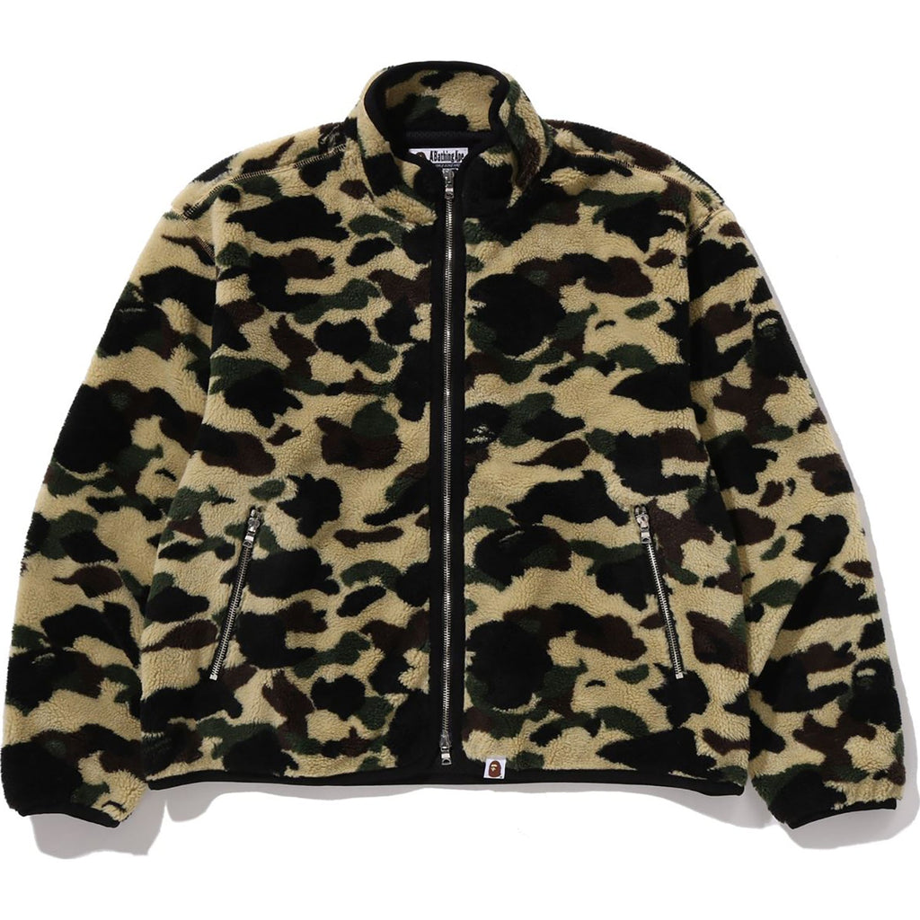 BAPE 1ST CAMO FLEECE JACKET MENS
