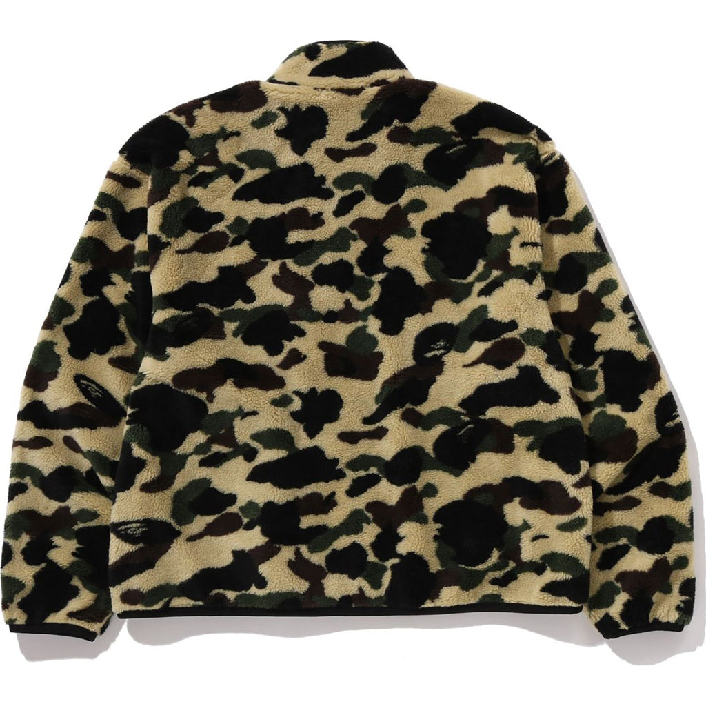 BAPE 1ST CAMO FLEECE JACKET MENS