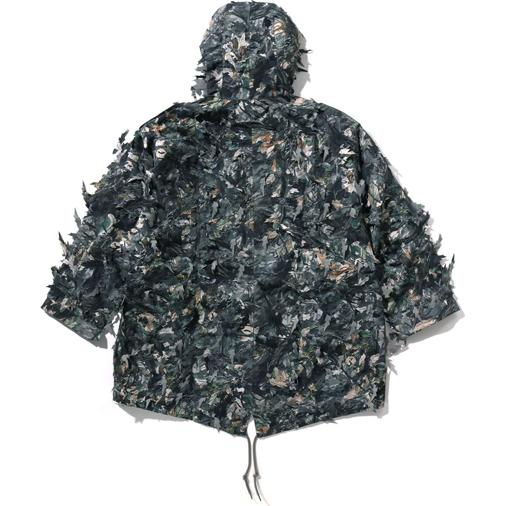 BAPE TREE EDGE CAMO LASER CUT M-51 JACKET MENS