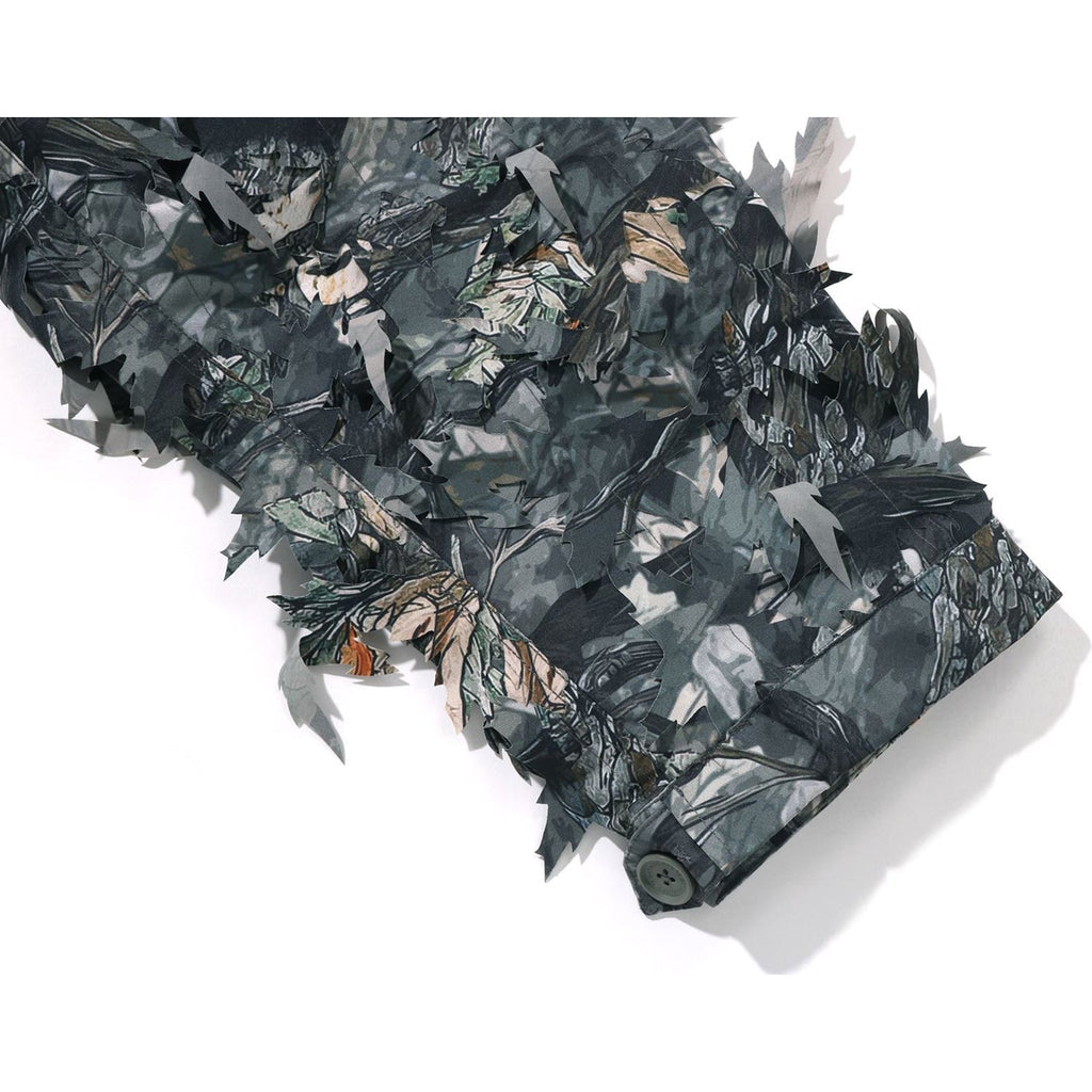 BAPE TREE EDGE CAMO LASER CUT M-51 JACKET MENS