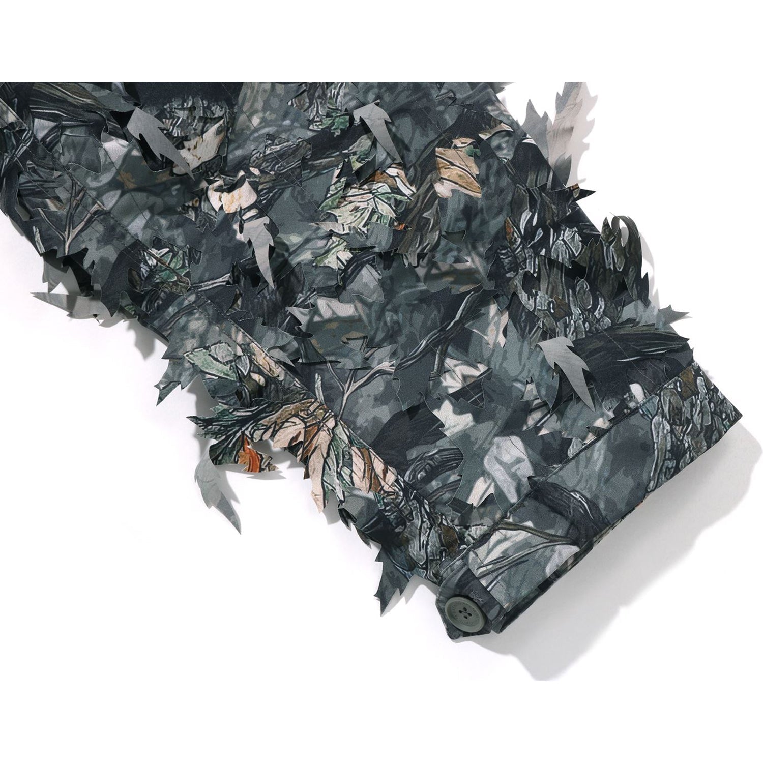BAPE TREE EDGE CAMO LASER CUT M-51 JACKET MENS