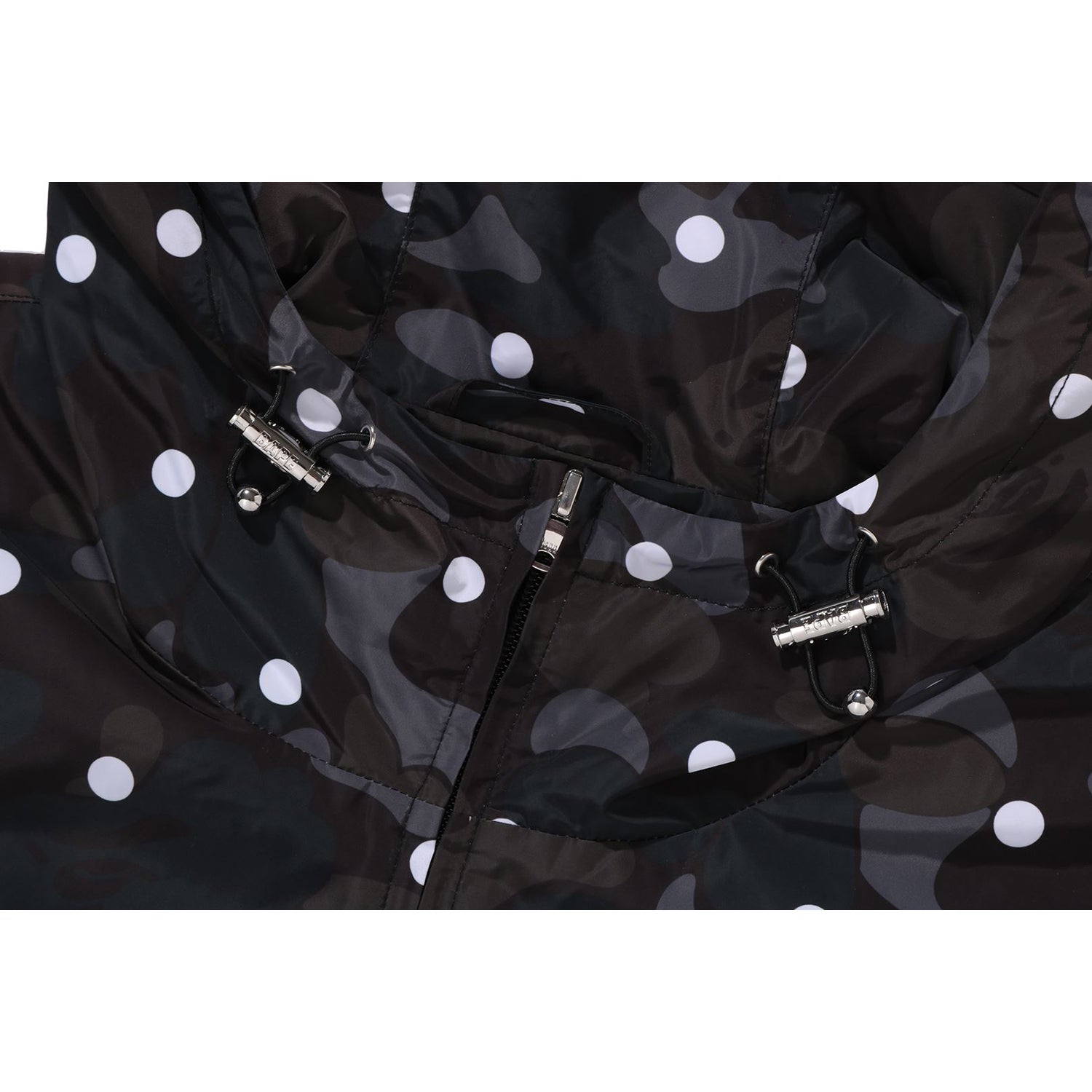 BAPE ABC DOT HOODED JACKET MENS