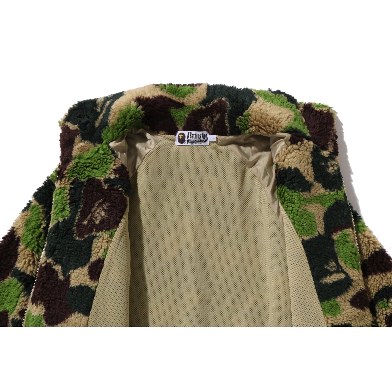 BAPE ABC CAMO METAL ONE POINT BOA JACKET MENS