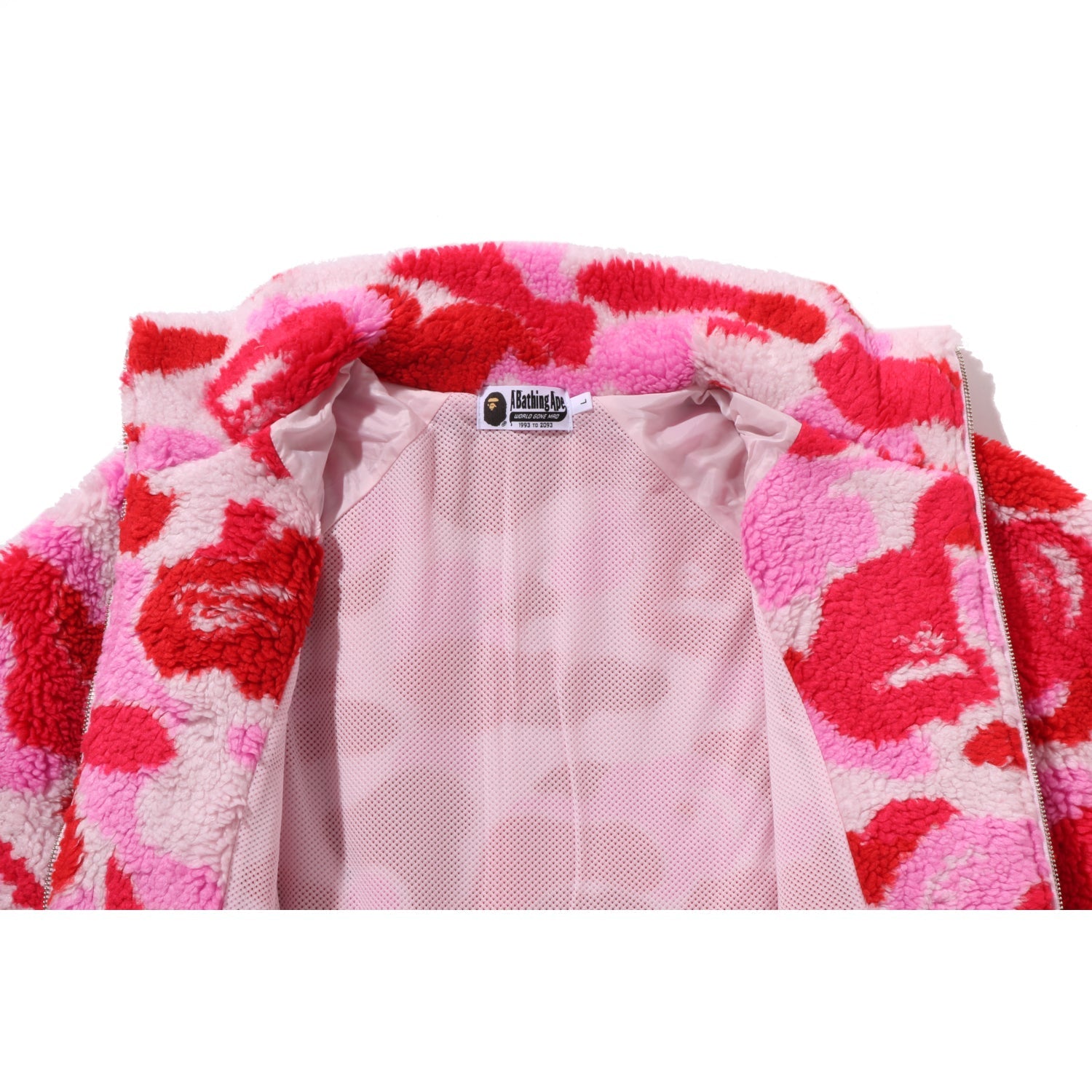 BAPE ABC CAMO METAL ONE POINT BOA JACKET MENS