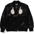 BAPE SKELETON LOGO SOUVENIR JACKET MENS