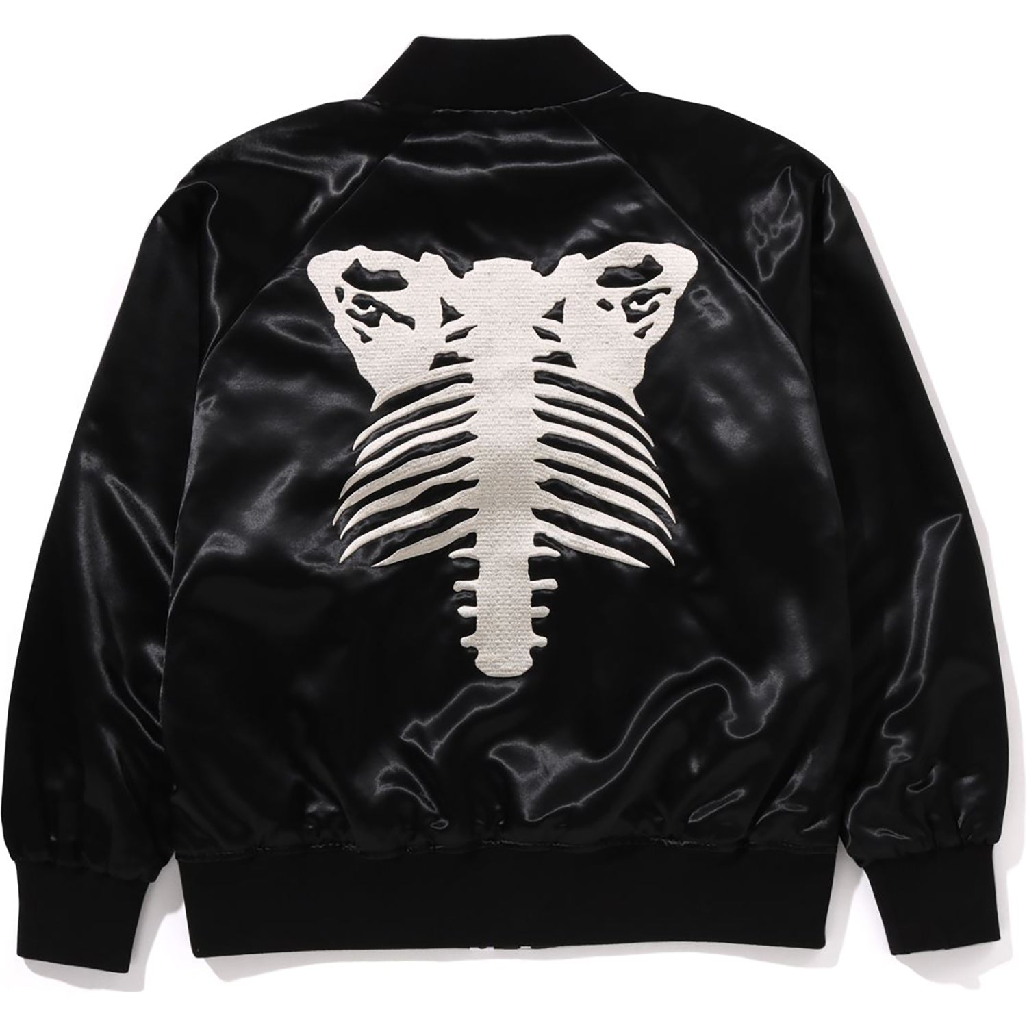 BAPE SKELETON LOGO SOUVENIR JACKET MENS