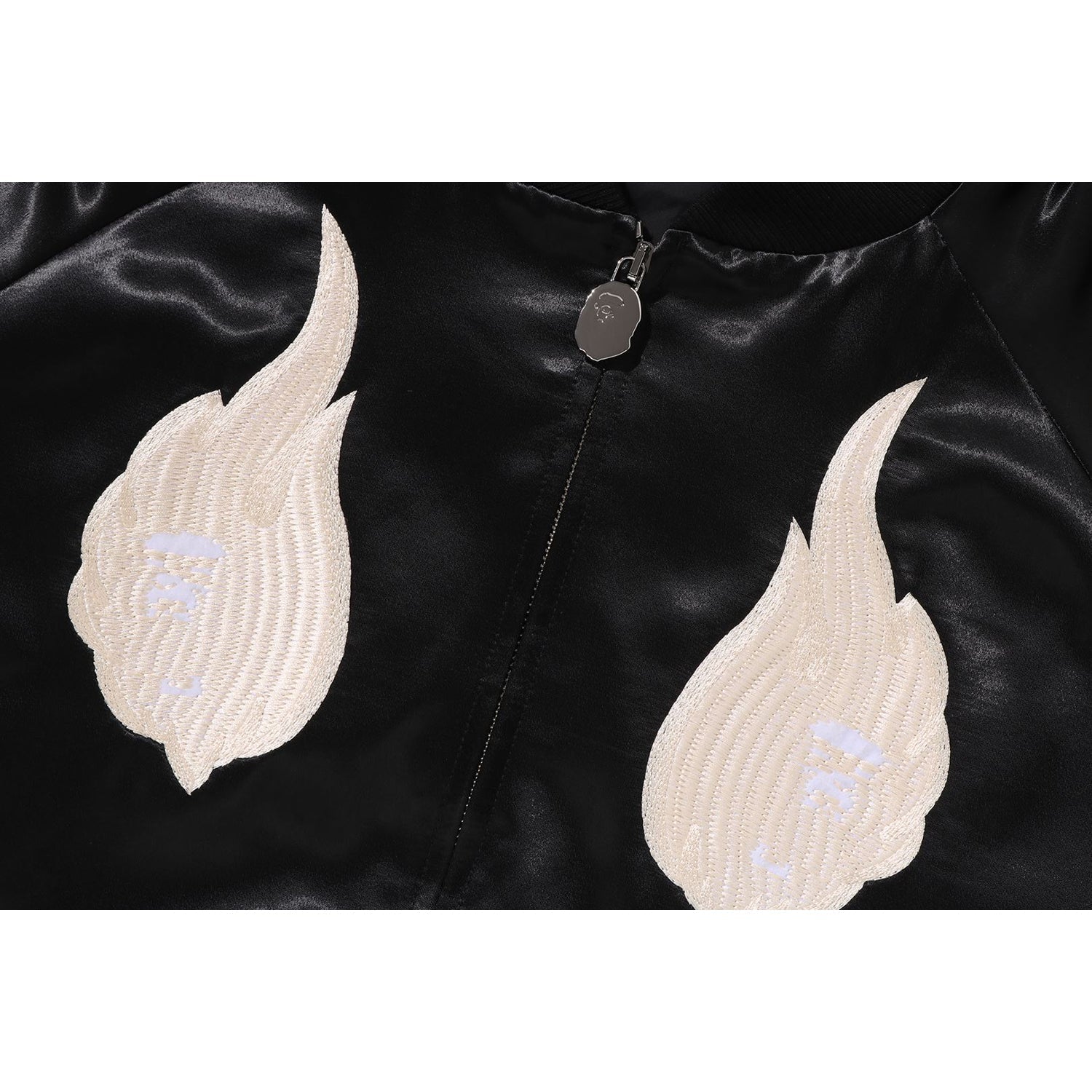 BAPE SKELETON LOGO SOUVENIR JACKET MENS
