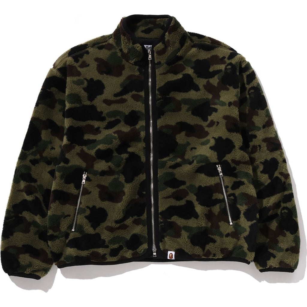 BAPE 1ST CAMO FLEECE JACKET LADIES
