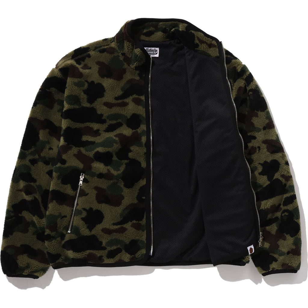 BAPE 1ST CAMO FLEECE JACKET LADIES