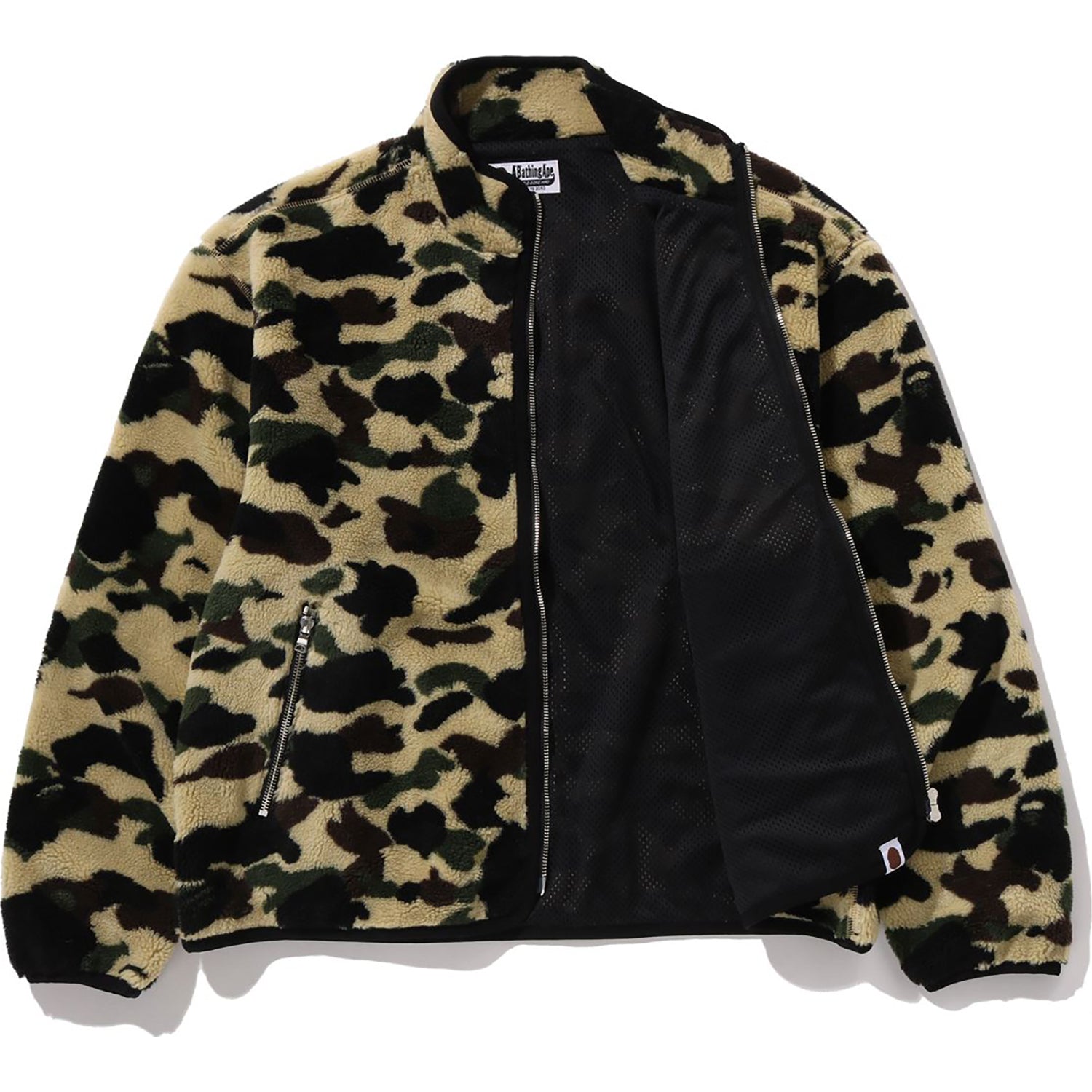 BAPE 1ST CAMO FLEECE JACKET LADIES