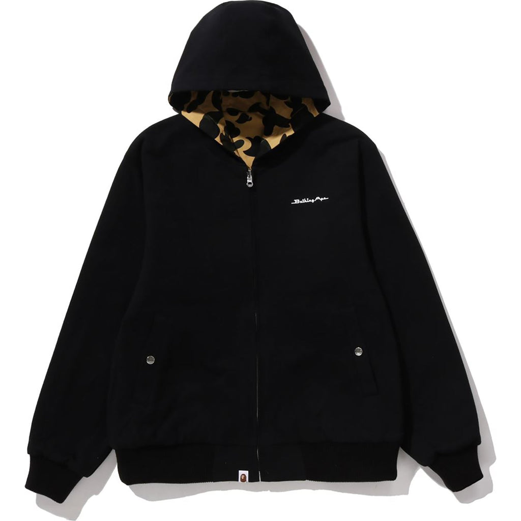 BAPE 1ST CAMO REVERSIBLE ZIP HOODIE JACKET MENS
