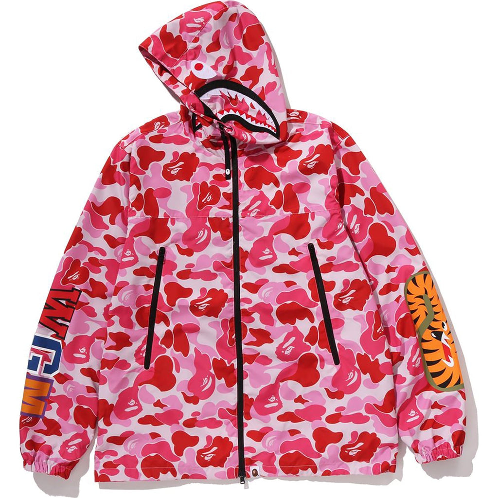 BAPE ABC CAMO SHARK HOODIE JACKET MENS