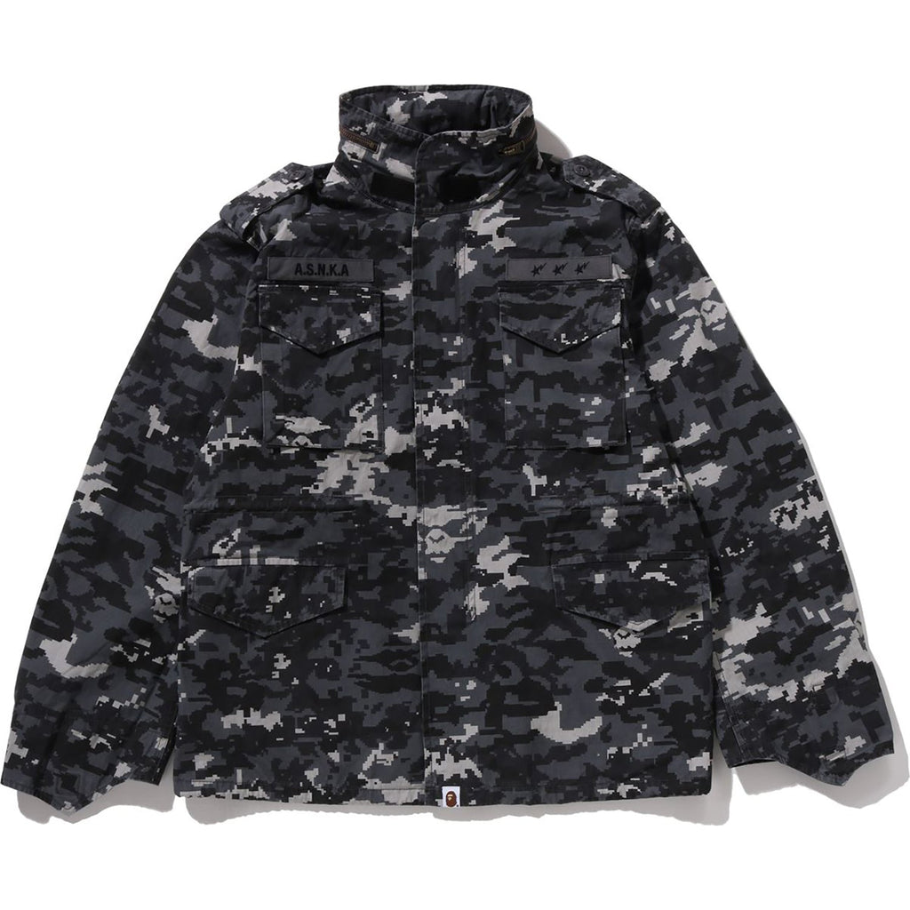 BAPE MULTI PIXEL CAMO M-65 JACKET MENS