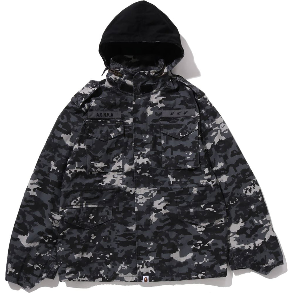 BAPE MULTI PIXEL CAMO M-65 JACKET MENS