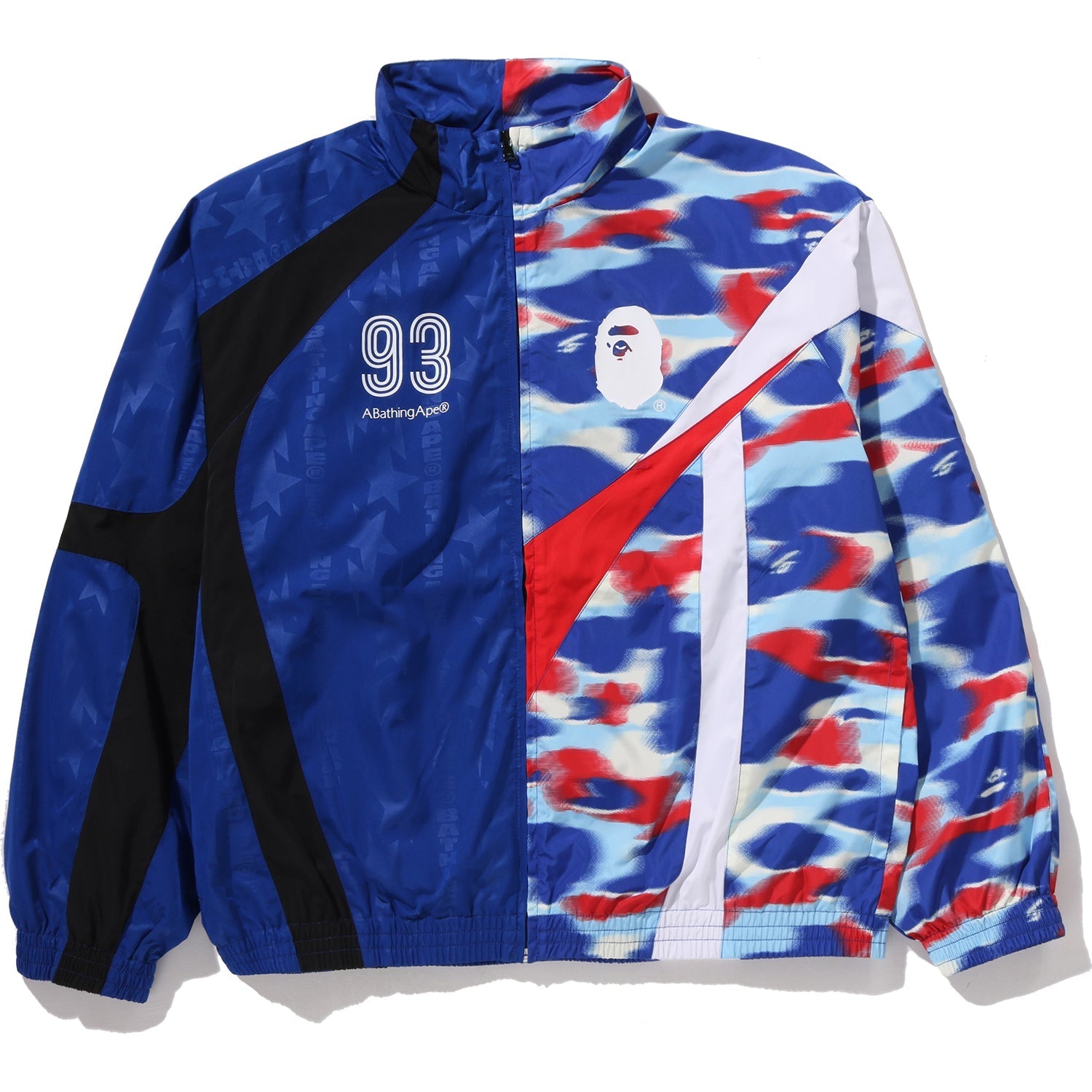BAPE SPLIT STAND COLLAR TRACK JACKET MENS