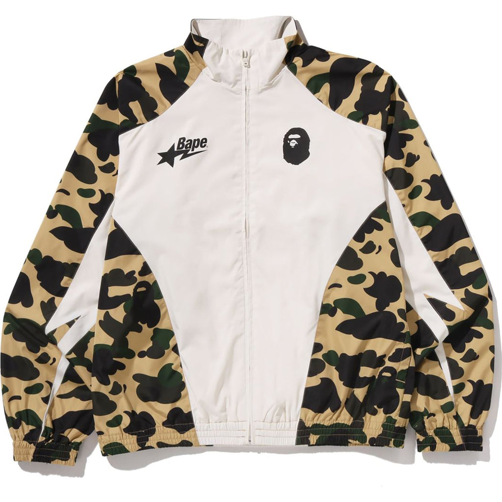 BAPE 1ST CAMO STAND COLLAR TRACK JACKET MENS