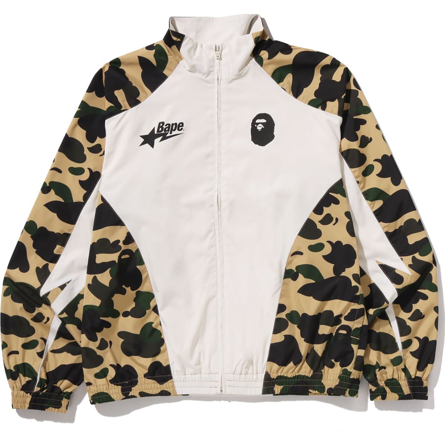BAPE 1ST CAMO STAND COLLAR TRACK JACKET MENS