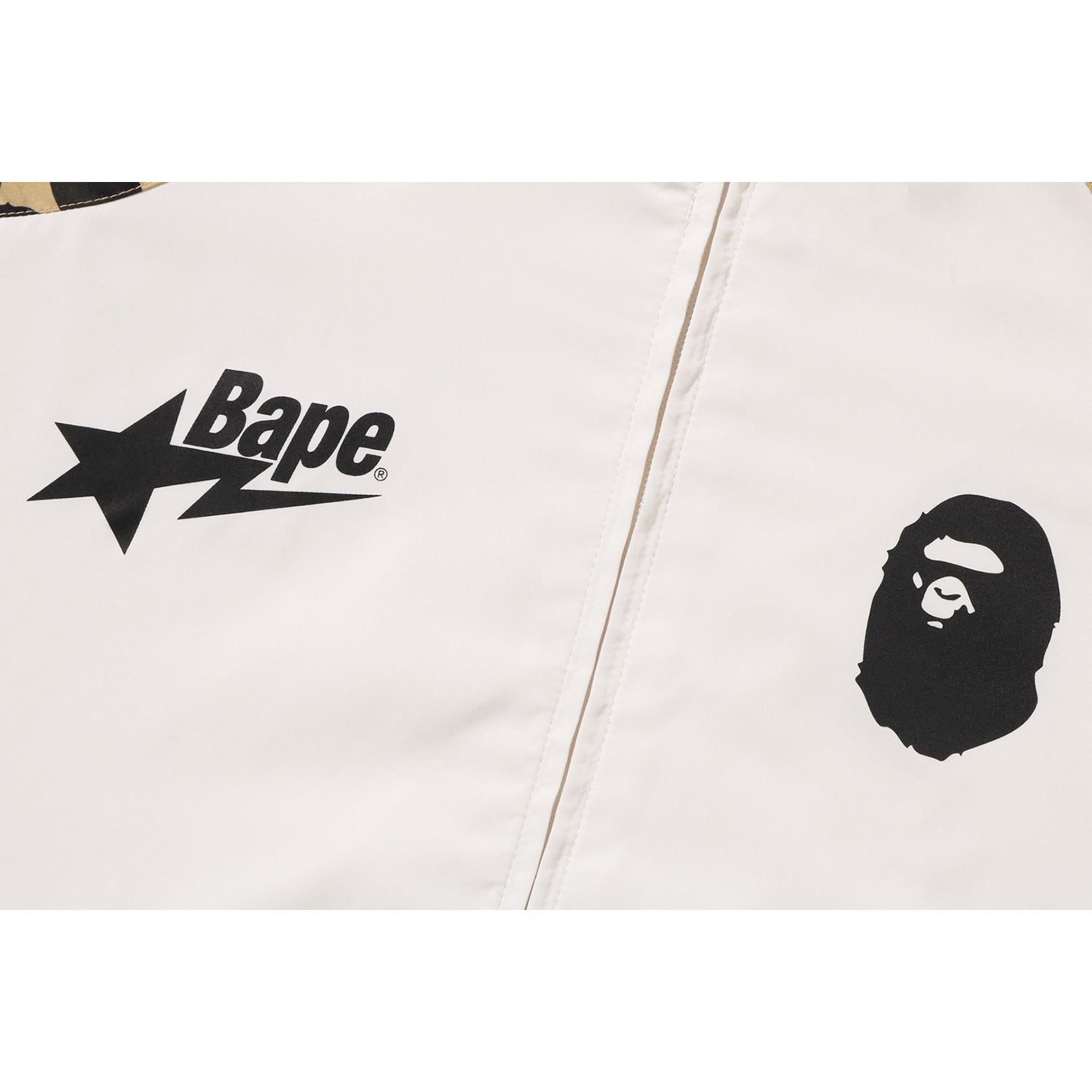 BAPE 1ST CAMO STAND COLLAR TRACK JACKET MENS